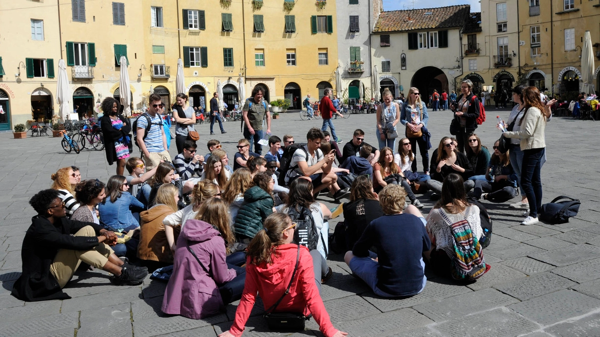 Una gista scolastica a Lucca