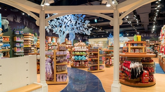 L'interno di un Disney Store