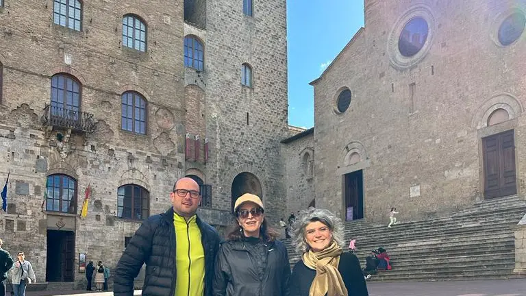 L’incontro Santanchè in visita a San Gimignano L’incontro Santanchè in visita a San Gimignano