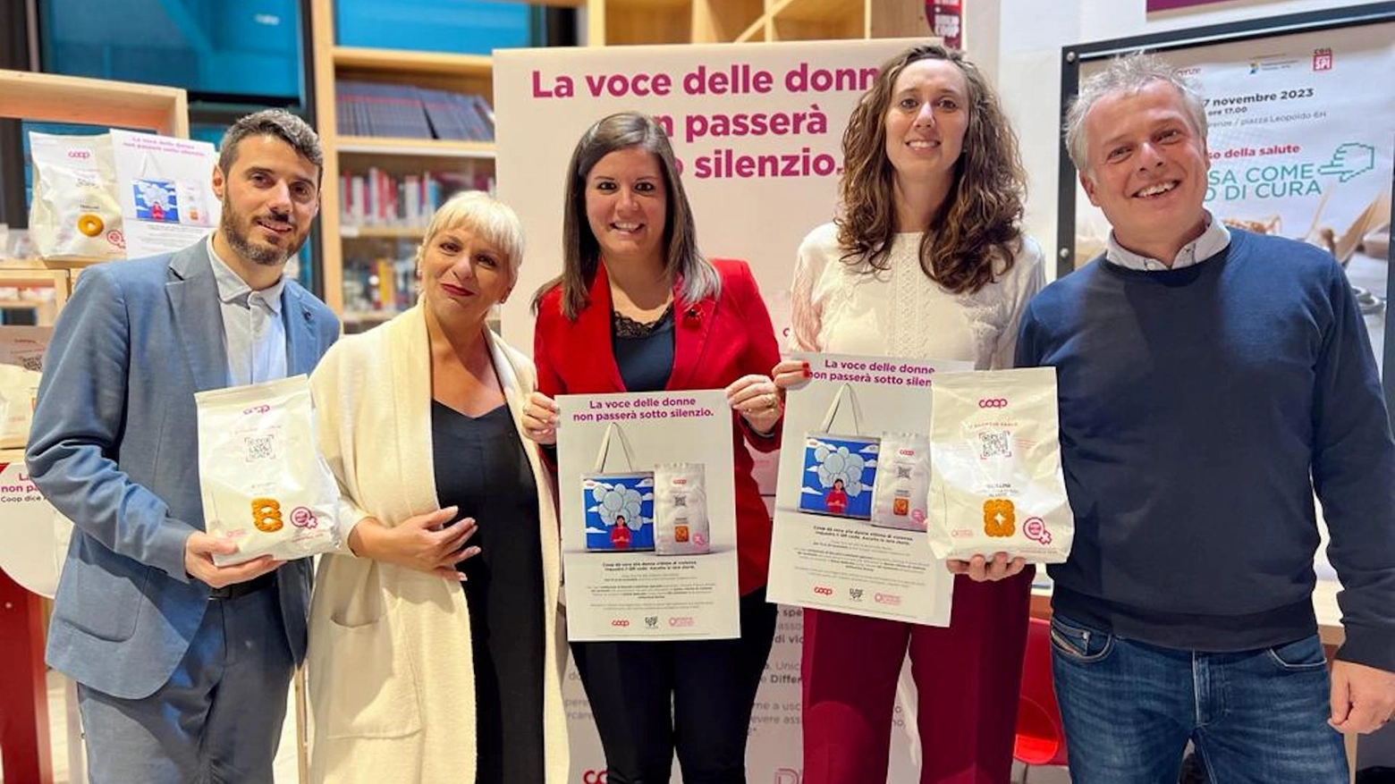 "Il silenzio parla". Unicoop vicina alle donne "Il silenzio parla". Unicoop vicina alle donne