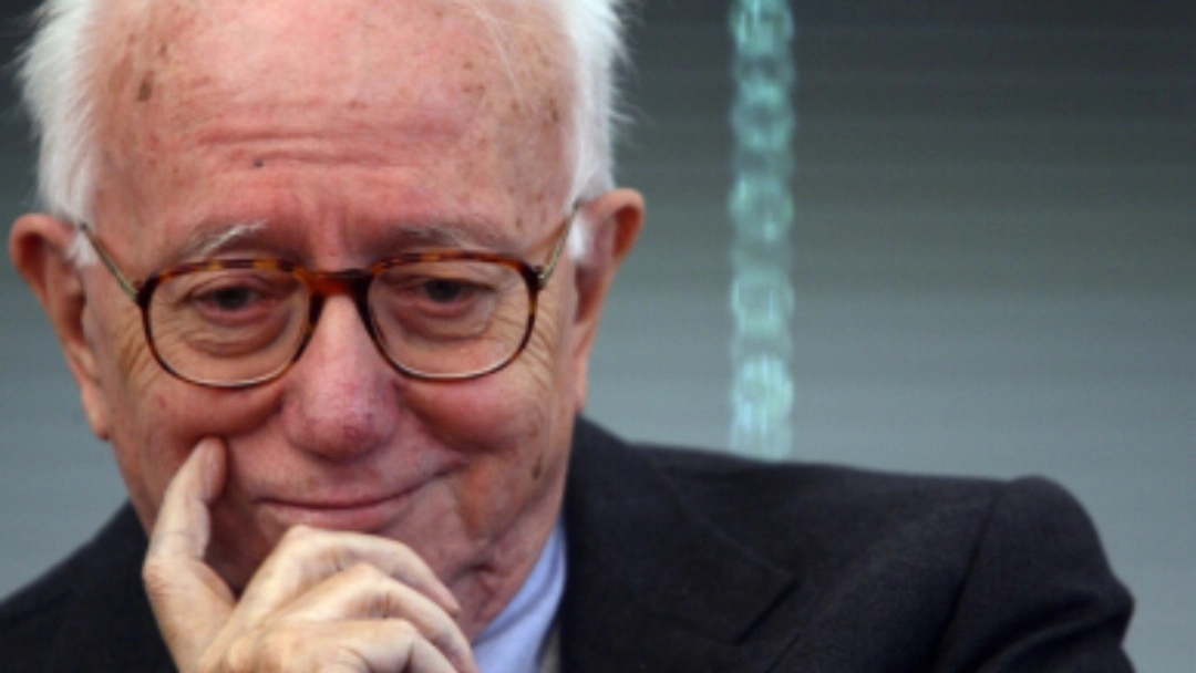 Enzo Biagi (foto Ansa) 