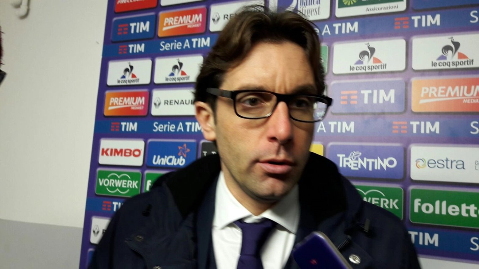 Il tecnico della Fiorentina Primavera, Federico Guidi 