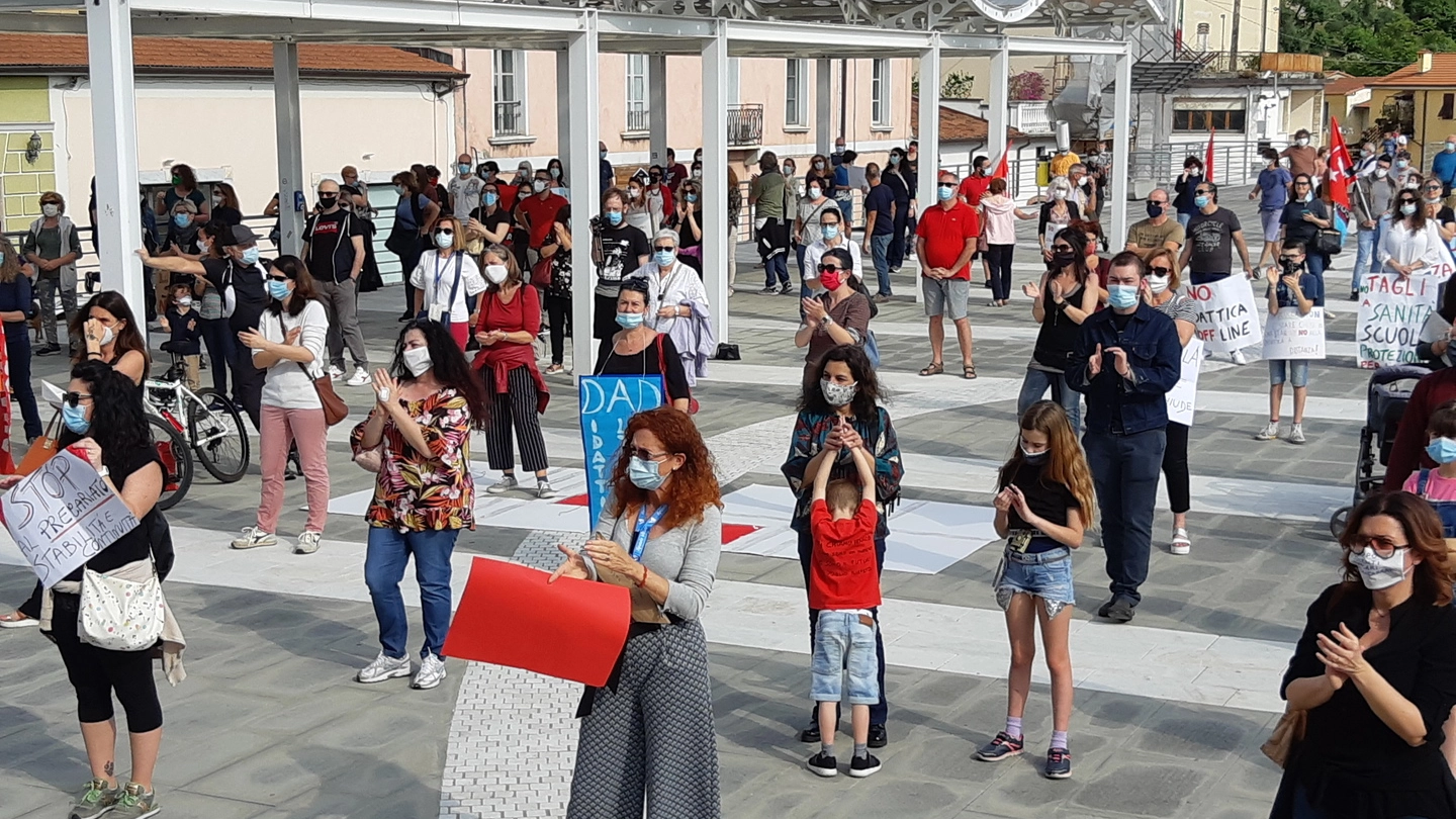 Un momento della manifestazione (Nizza)