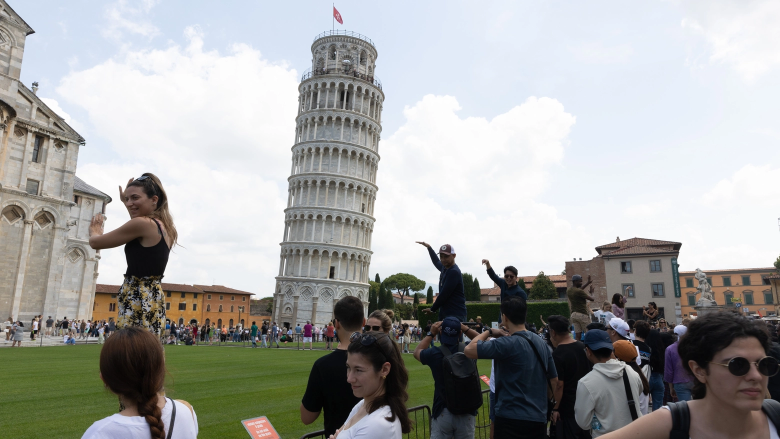 Turisti a Pisa Turisti a Pisa