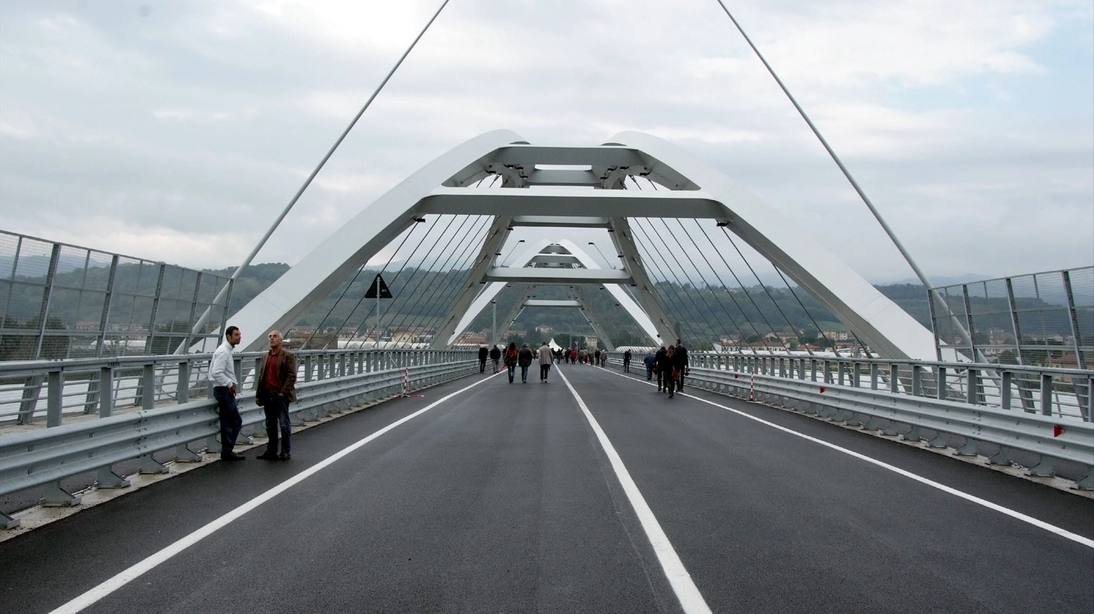 Il nuovo ponte Leonardo in Valdarno