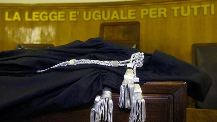 Un'aula di tribunale Un'aula di tribunale