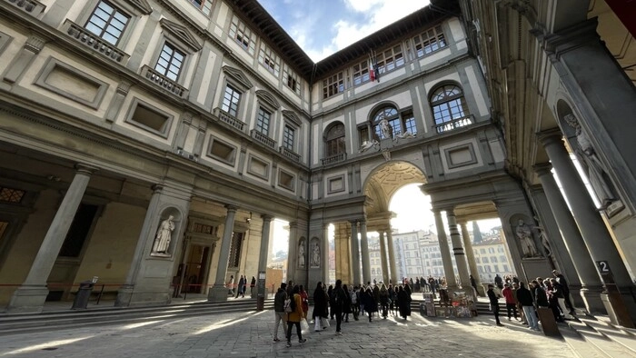 Gli Uffizi (Foto Ansa) Gli Uffizi (Foto Ansa)