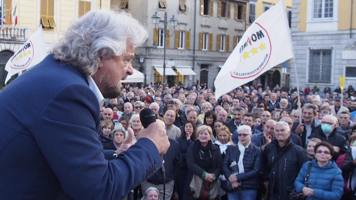 Beppe Grillo a Sarzana (Pasquali)