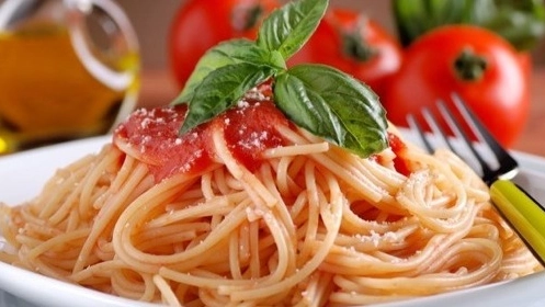 Un piatto di spaghetti