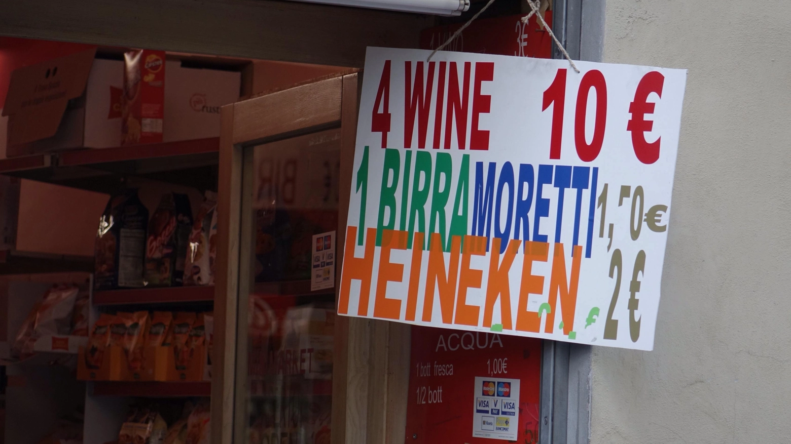L'alcol low cost è un problema a Firenze (Germogli)