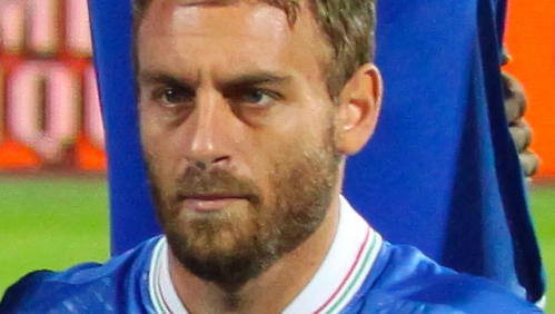 Una foto storica di Daniele De Rossi in Nazionale nel 2012 Una foto storica di Daniele De Rossi in Nazionale nel 2012