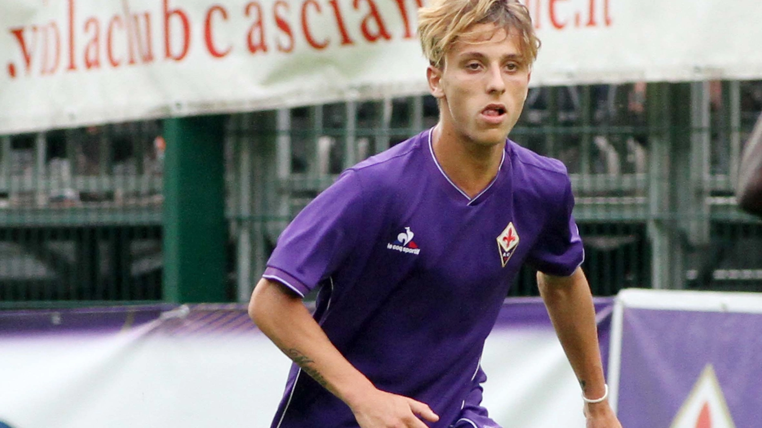 Jacopo Petriccione in maglia della Fiorentina 