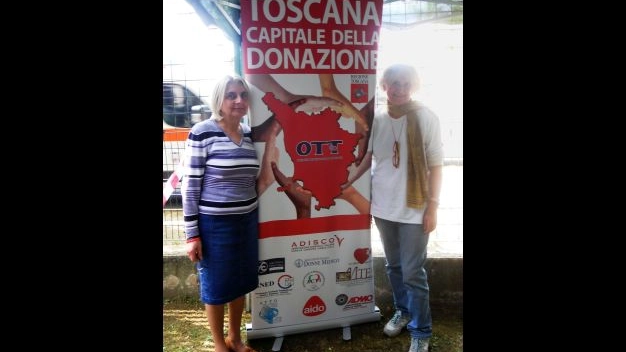 Loriana Collaveri (a destra) con Alessandra Campagnano di Admo Toscana