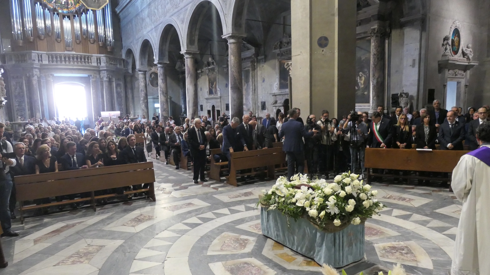 Pietrasanta, l'ultimo saluto a Fernando Botero (Foto Umicini)