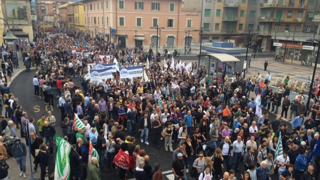 Manifestazione Ast a Terni