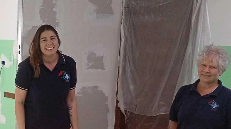 Ambulatori della Fratellanza, fasi finali dei lavori Ambulatori della Fratellanza, fasi finali dei lavori