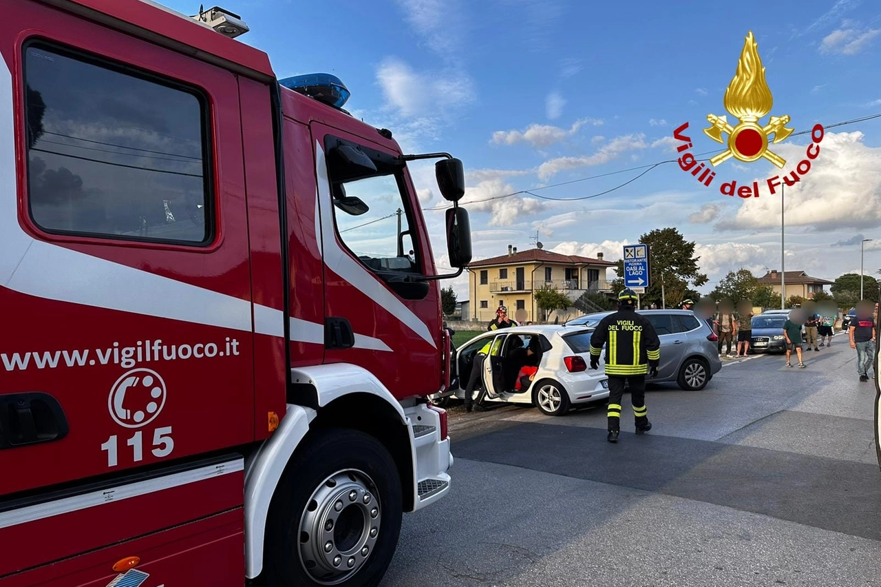 La scena dell'incidente