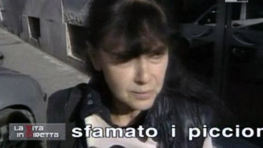 Ornella Orsucci all’epoca della testimonianza raccolta da "La vita in diretta" 