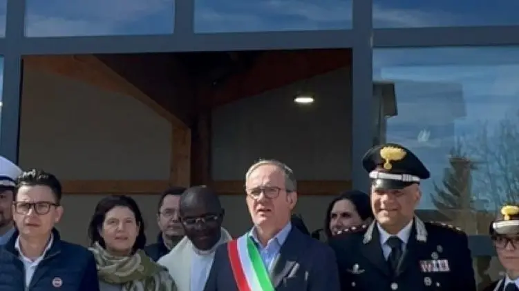 Taglio del nastro per il centro polivalente Ospiterà gli eventi Taglio del nastro per il centro polivalente Ospiterà gli eventi