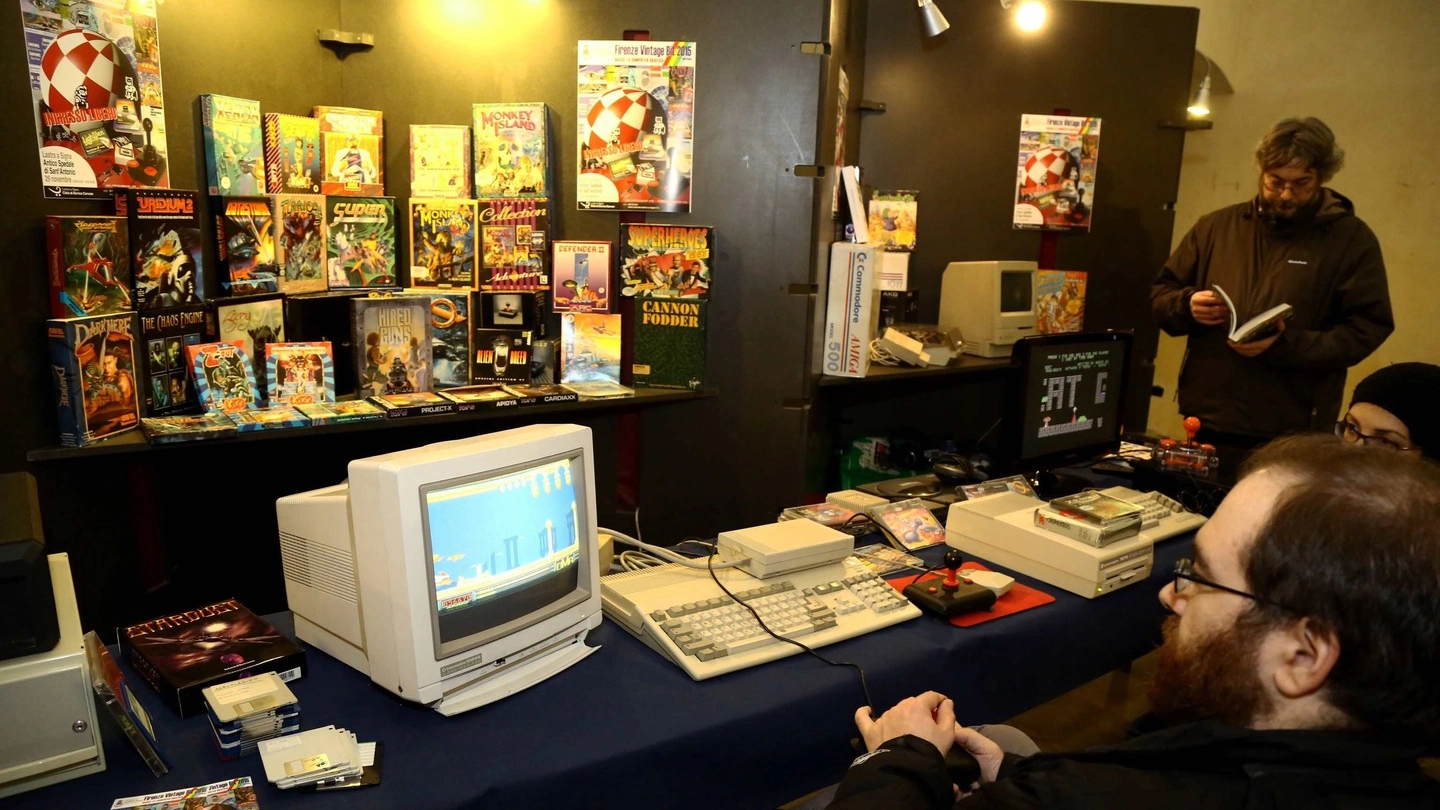 La mostra di videogiochi e computer vintage (Foto Germogli)