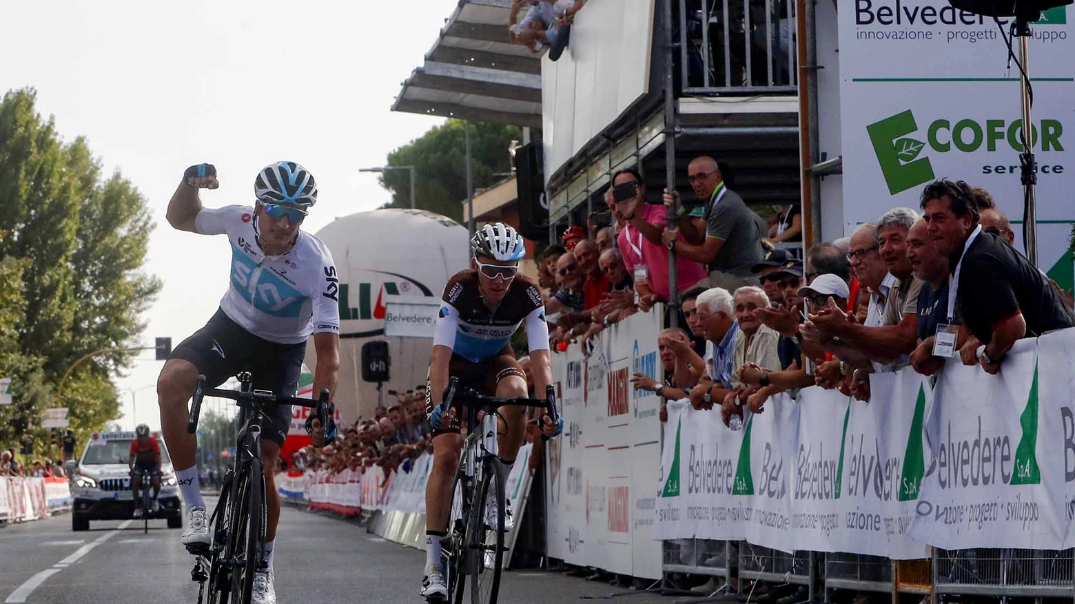 Il successo di Gianni Moscon nel Giro della Toscana 2018