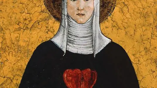 La copertina del libro di Marino Pagano su Chiara da Montefalco