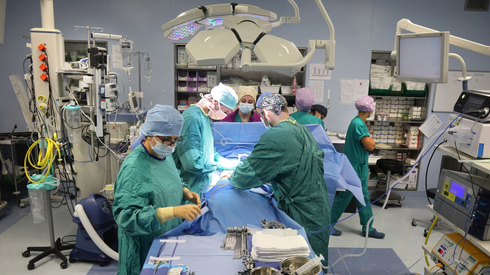 Una sala operatoria