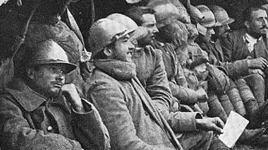 Soldati al fronte durante la Grande Guerra