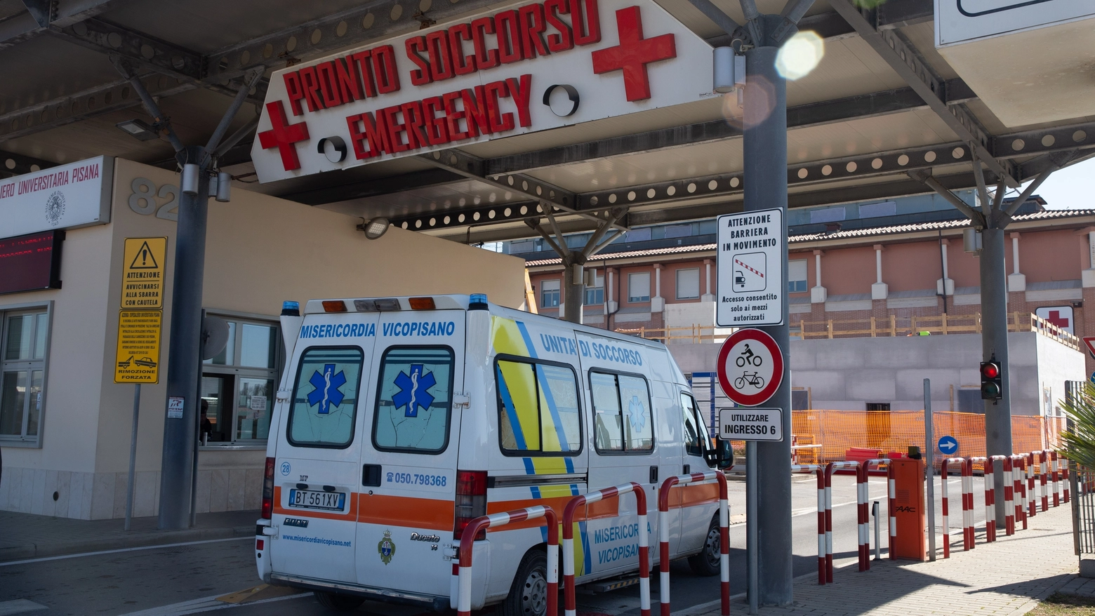 L'ospedale Cisanello (Foto Valtriani) L'ospedale Cisanello (Foto Valtriani)