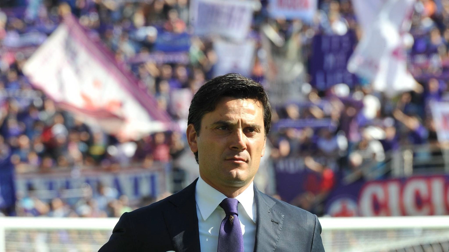 Il tecnico della Fiorentina Montella