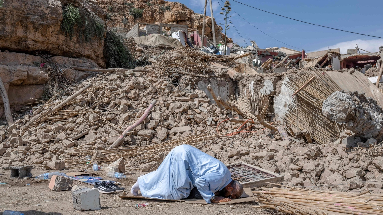 Terremoto in Marocco (Foto Ansa) Terremoto in Marocco (Foto Ansa)
