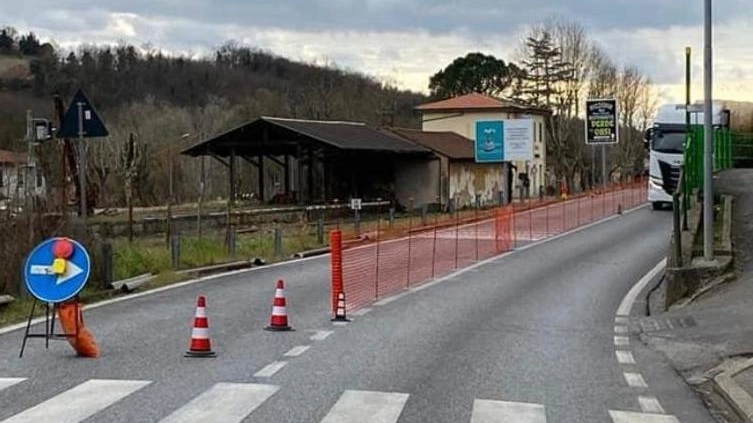 Nuovo percorso pedonale  Sbloccati dopo lunga attesa  i lavori in via Borgo Lisci