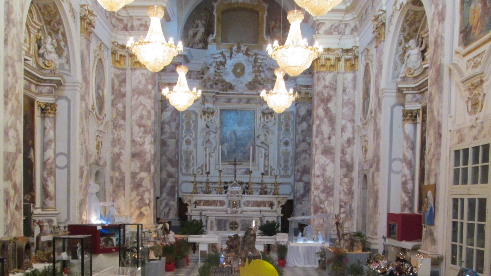La chiesa della Madonna del Carmine durante PresepiAmo