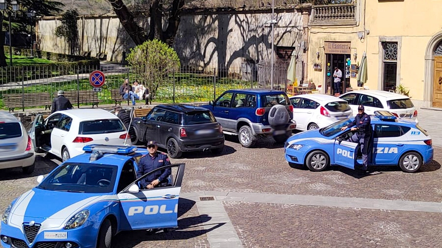 Intervenuta la polizia Intervenuta la polizia