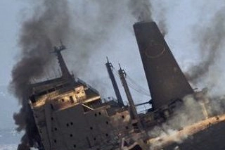 Il naufragio della petroliera Haven