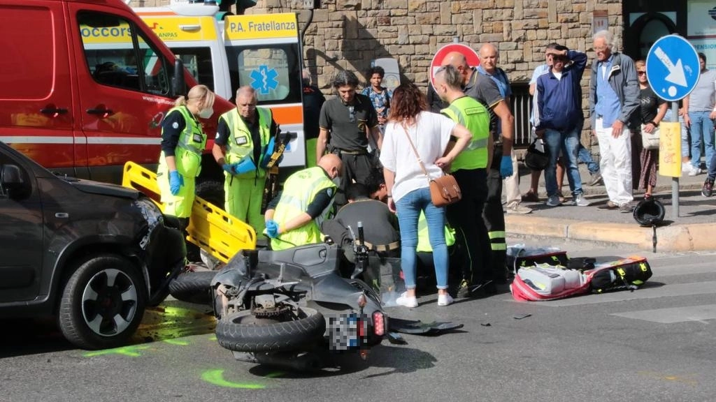 La scena dell'incidente (New Press Photo)