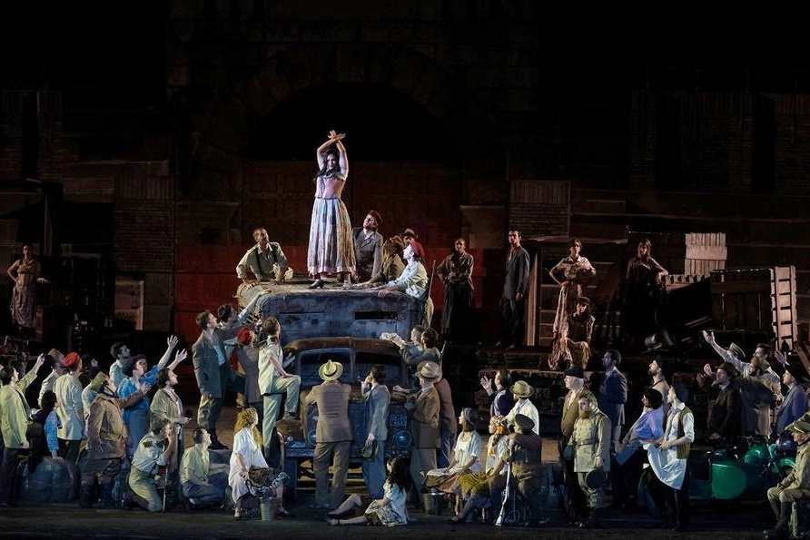 Un momento della Carmen (Ennevi Foto)