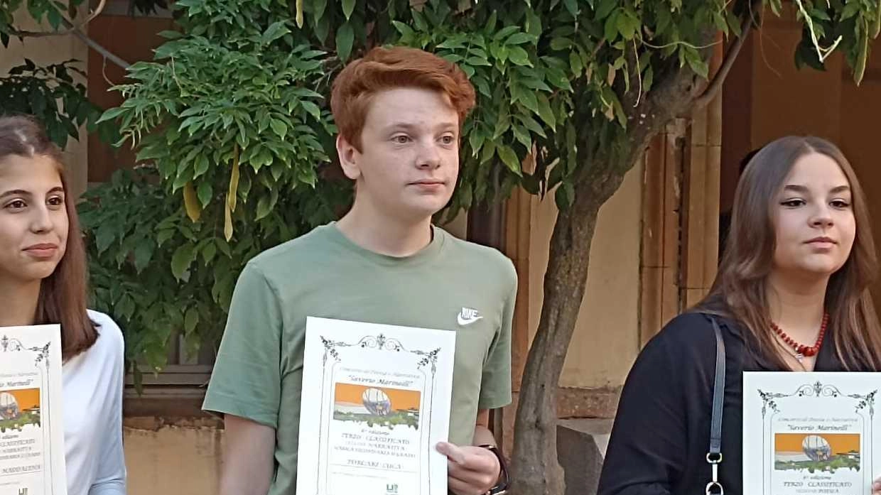 Gli studenti dello ’Jacopone’ per Saverio