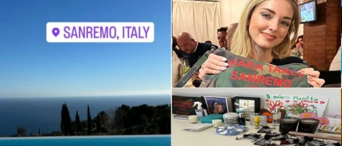 Chiara Ferragni a Sanremo 2023, dove alloggia? La villa vista mare e l'angolo portafortuna