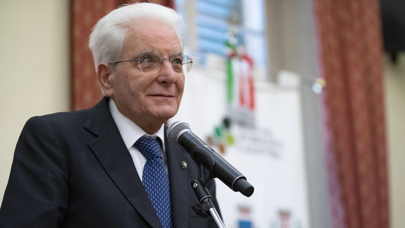 Il presidente della Repubblica Sergio Mattarella