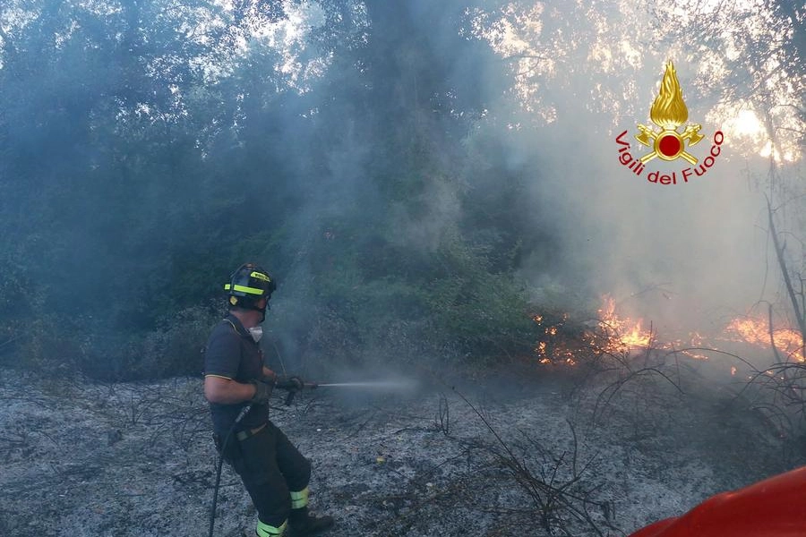 L'incendio a Massa Martana di domenica scorsa