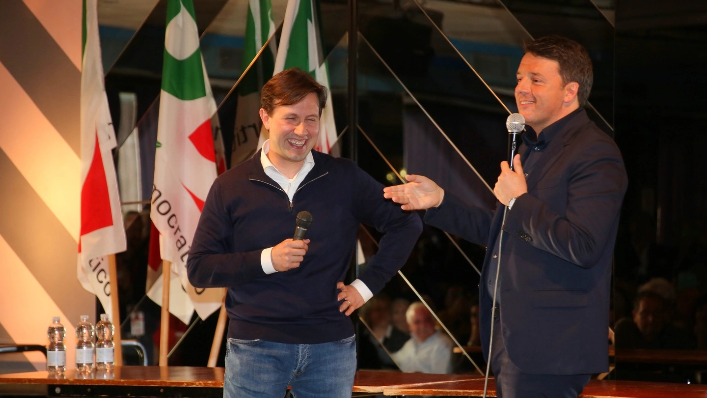 Renzi e Nardella (foto NewPressPhoto)
