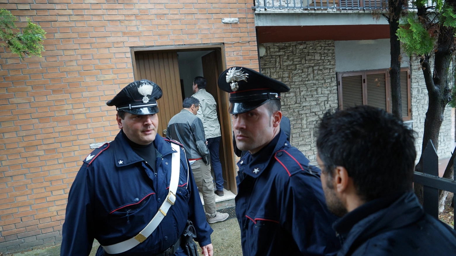 I carabinieri sul luogo della tragedia a Terni (Pianetafoto)