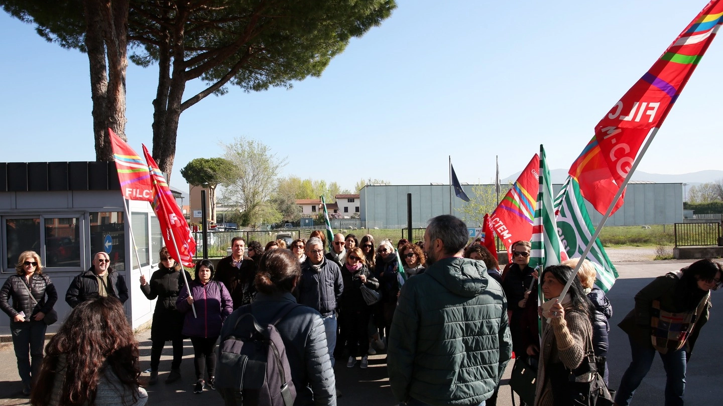Lo sciopero alla Malo (foto Germogli)
