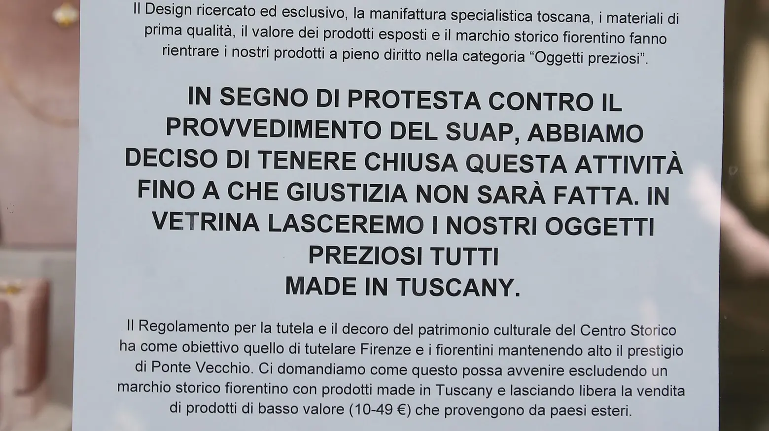 L'avviso di Braccialini ai clienti