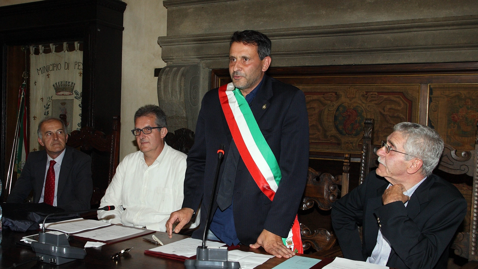 Il sindaco Giurlani in consiglio comunale
