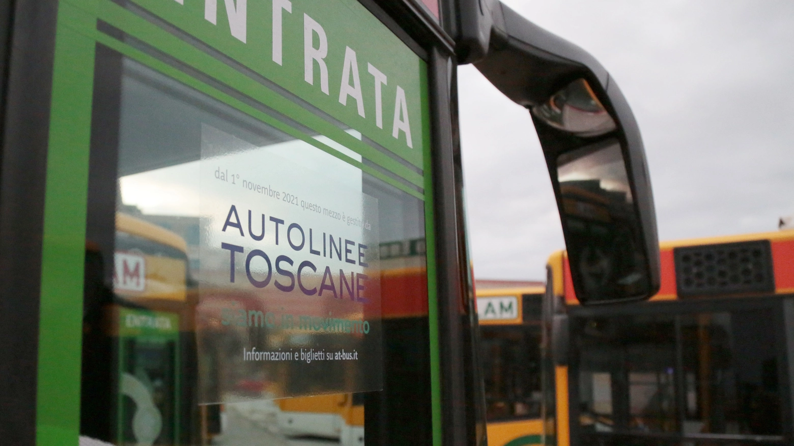 Un bus di Autolinee Toscane