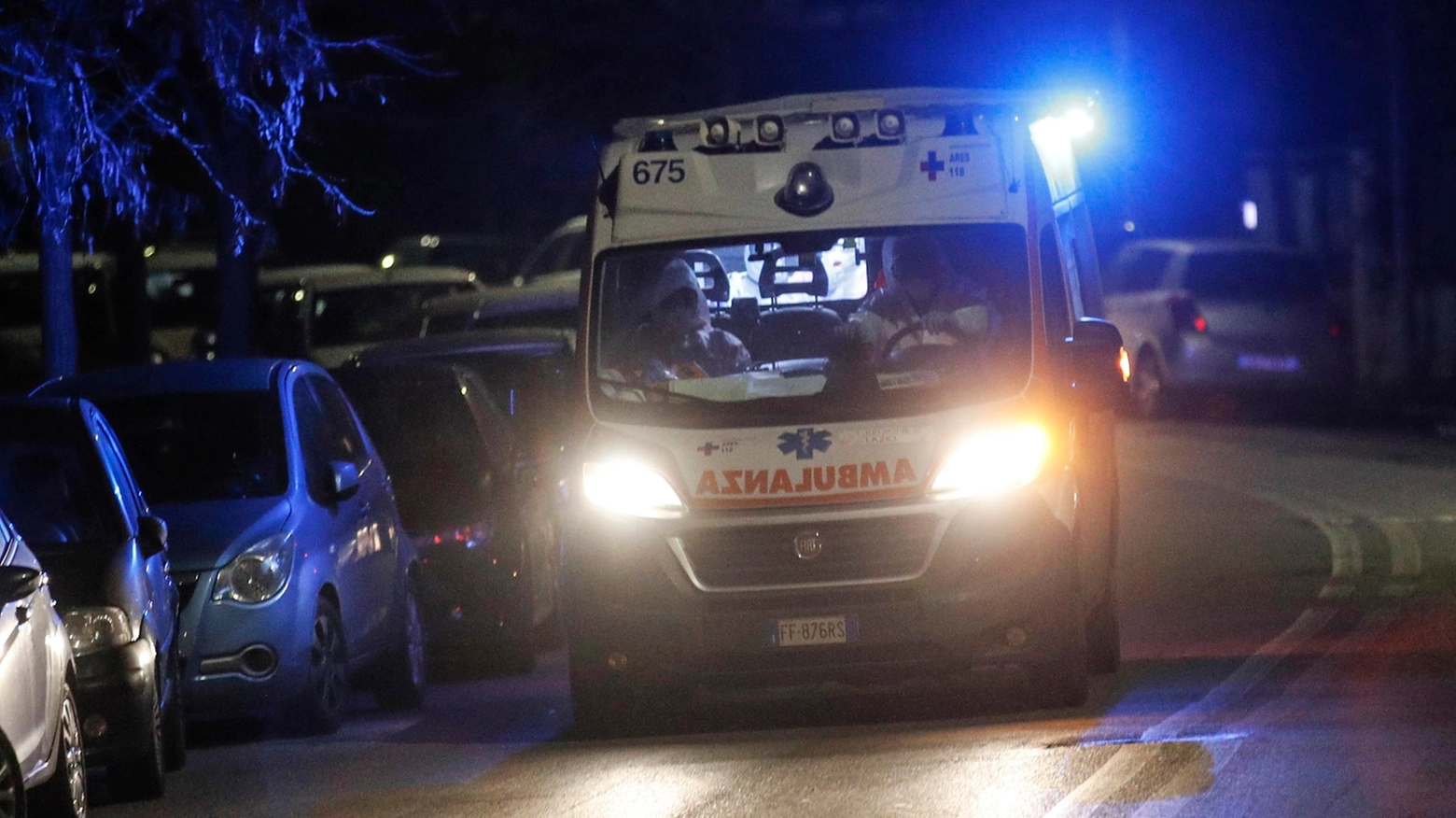 Un'ambulanza