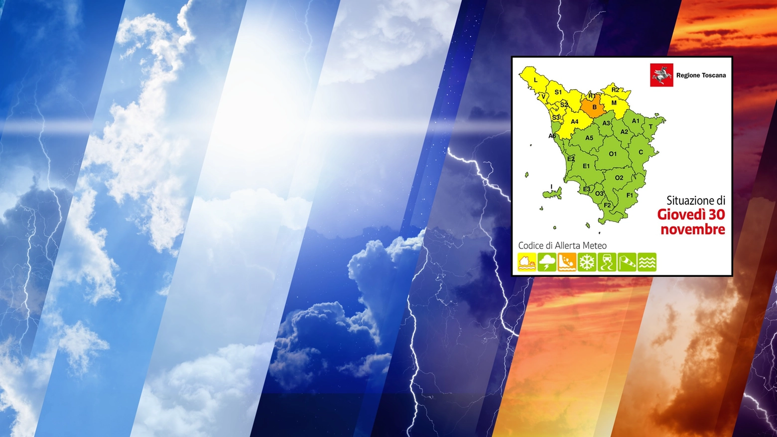 Forti piogge sulle regioni centrali. Le temperature saranno in aumento
