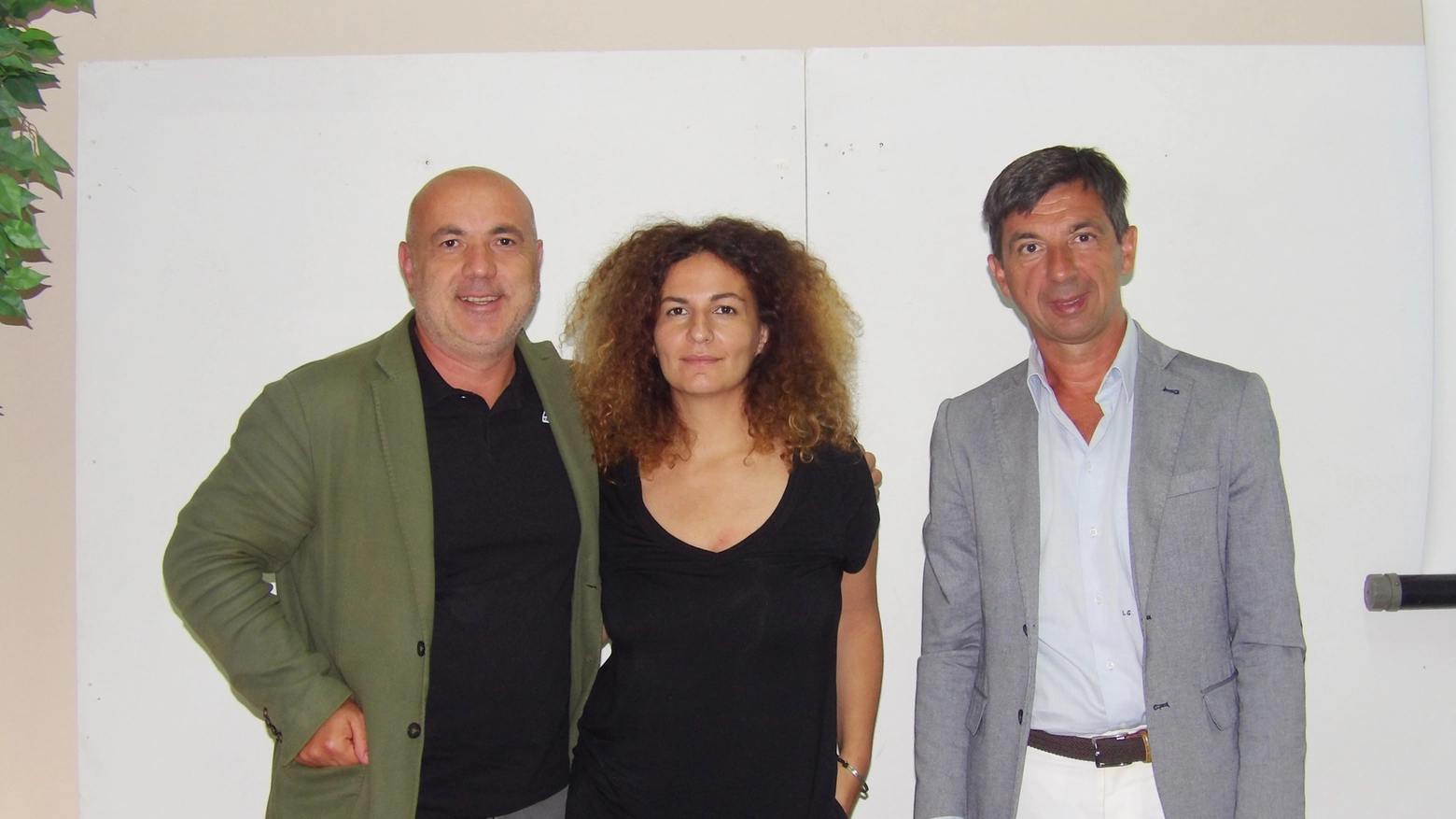Da sinistra: Alberto Perruzzini, Alessandra De Paola,  Lorenzo Gai